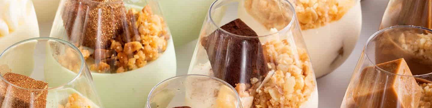 קינוחים אישיים בכוסות